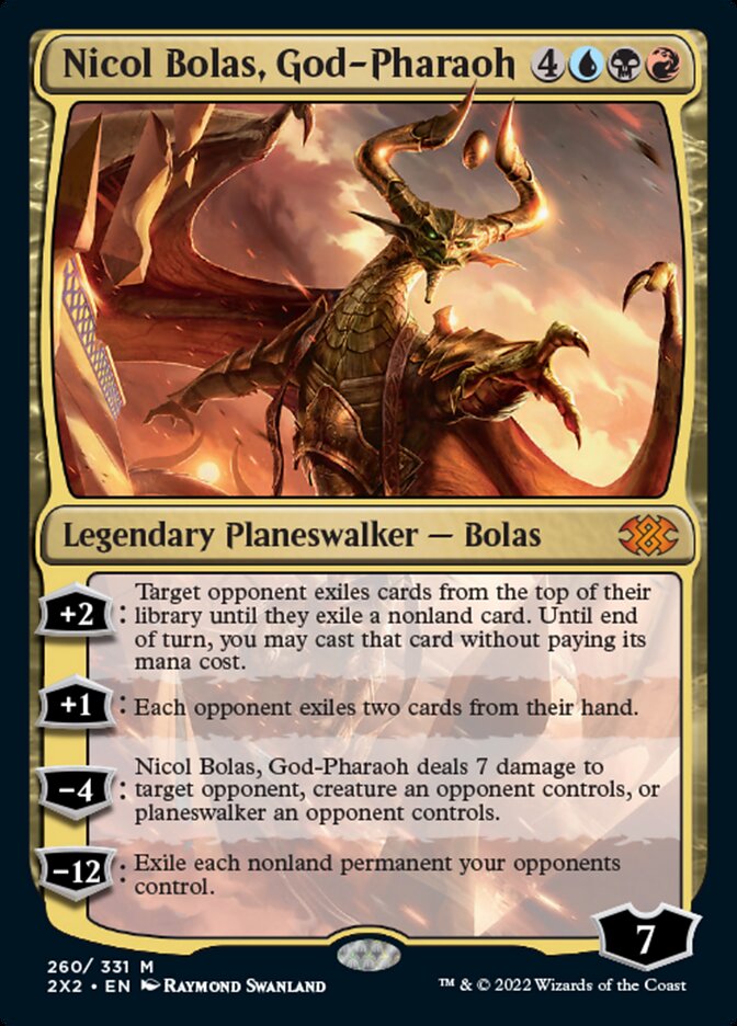 Nicol Bolas, God-Pharaoh [Double Masters 2022] | Pegasus Games WI