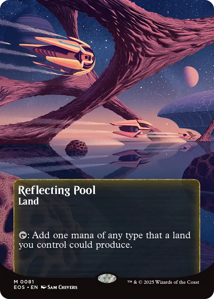 Reflecting Pool (0081) (Borderless) [Edge of Eternities: Stellar Sights] | Pegasus Games WI