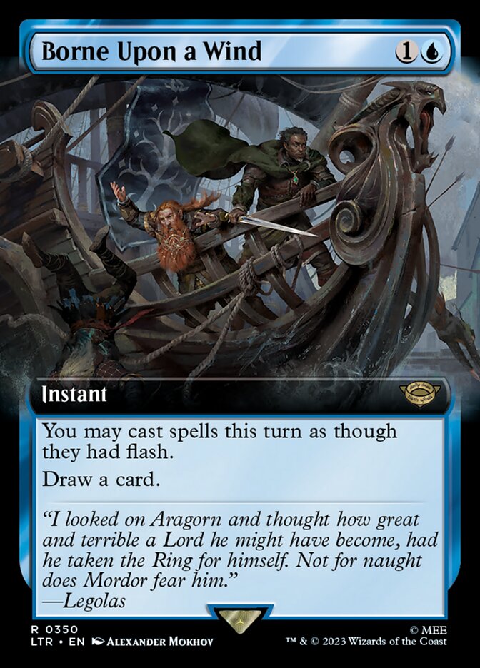 Borne Upon a Wind (Extended Art) [The Lord of the Rings: Tales of Middle-Earth] | Pegasus Games WI