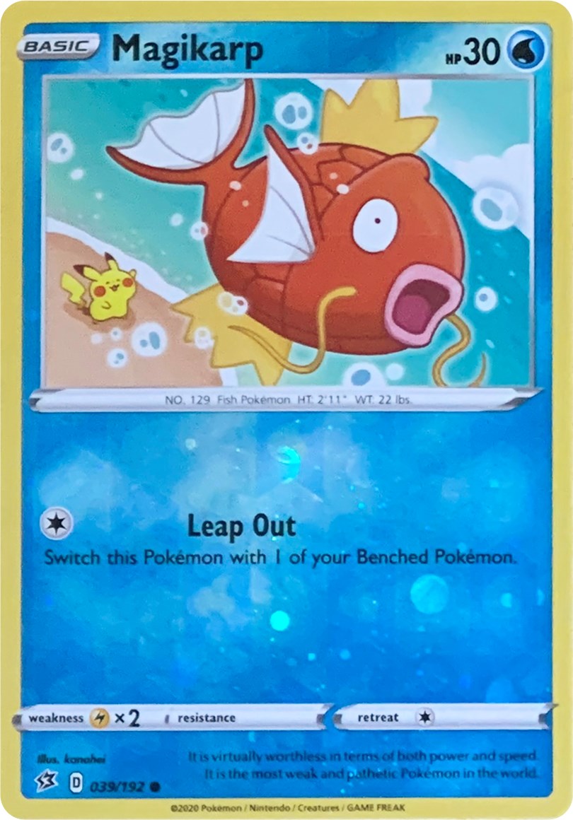 Magikarp (039/192) (Reverse Cosmos Holo) [Sword & Shield: Rebel Clash] | Pegasus Games WI