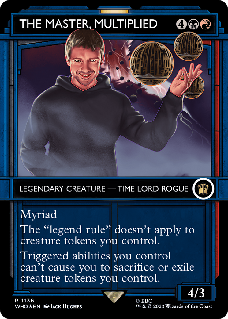 The Master, Multiplied (Showcase) (Surge Foil) [Doctor Who] | Pegasus Games WI