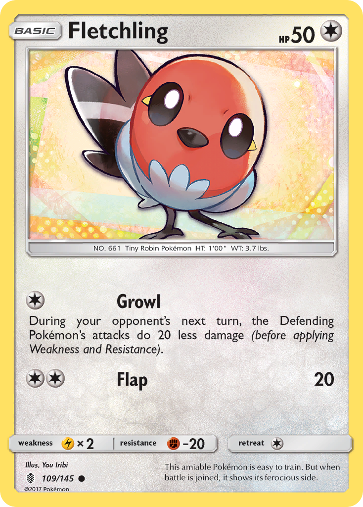 Fletchling (109/145) [Sun & Moon: Guardians Rising] | Pegasus Games WI