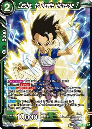 Cabba, to Battle Universe 7 (BT16-060) [Realm of the Gods] | Pegasus Games WI