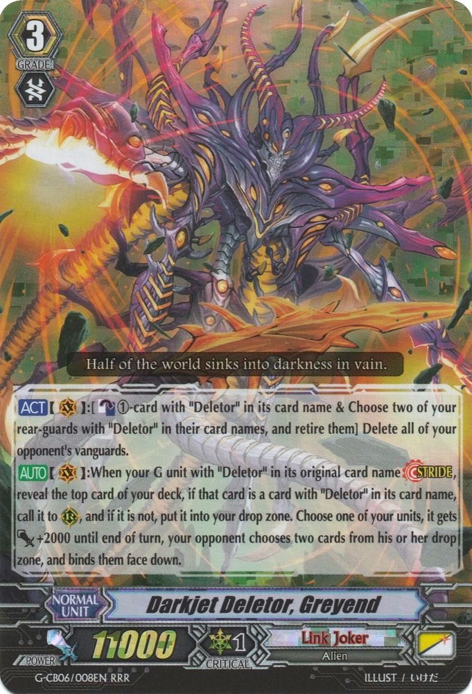 Darkjet Deletor, Greyend (G-CB06/008EN) [Rondeau of Chaos and Salvation] | Pegasus Games WI