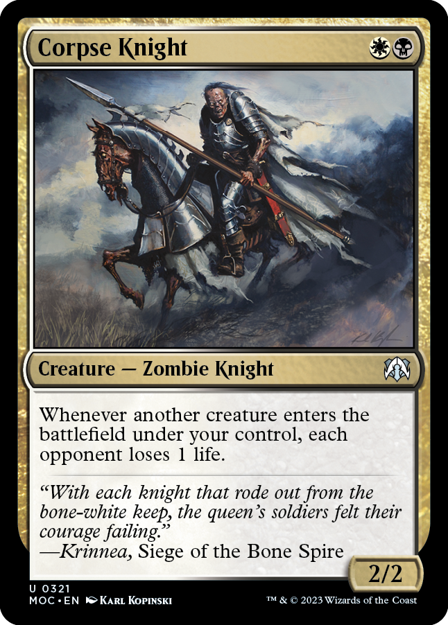 Corpse Knight [March of the Machine Commander] | Pegasus Games WI