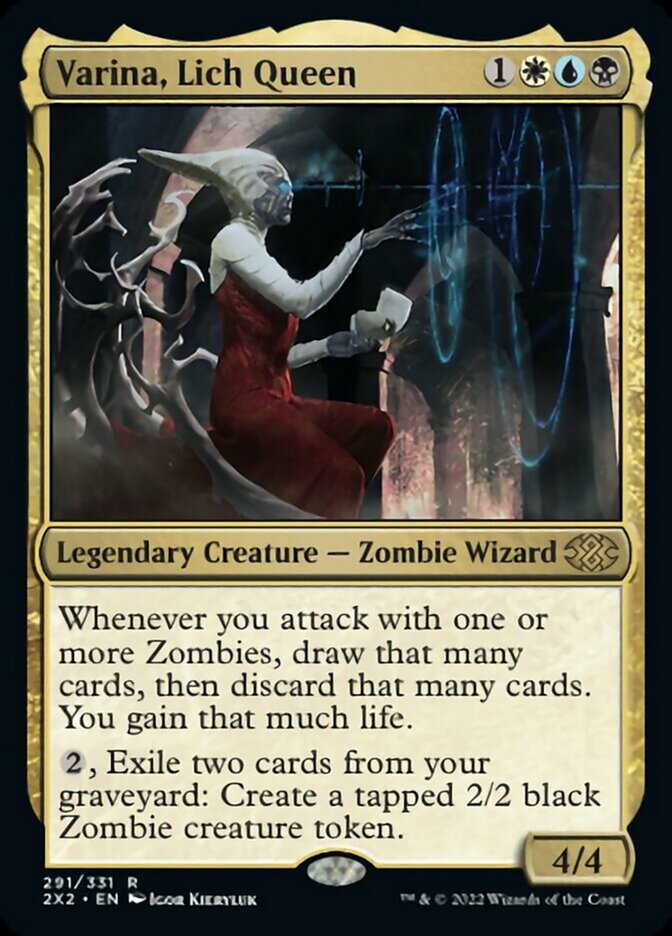 Varina, Lich Queen [Double Masters 2022] | Pegasus Games WI