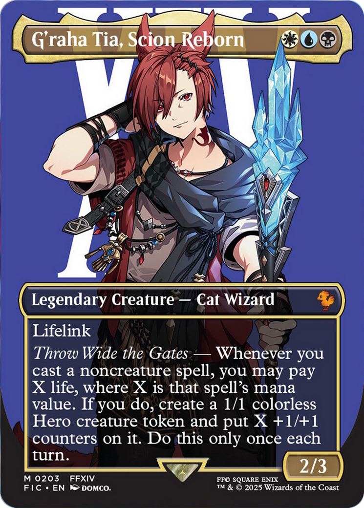 G'raha Tia, Scion Reborn (Borderless) [FINAL FANTASY Commander] | Pegasus Games WI
