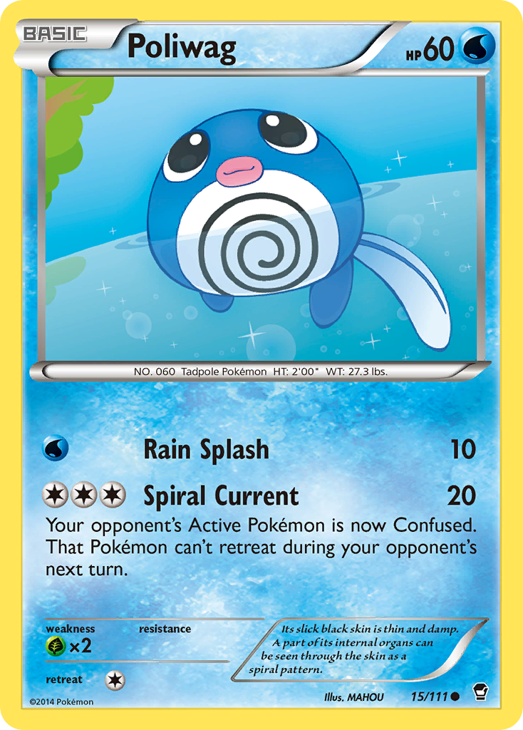 Poliwag (15/111) [XY: Furious Fists] | Pegasus Games WI
