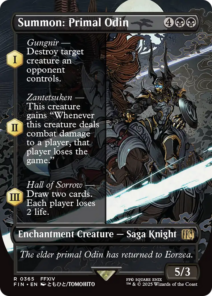Summon: Primal Odin (Borderless) [FINAL FANTASY] | Pegasus Games WI