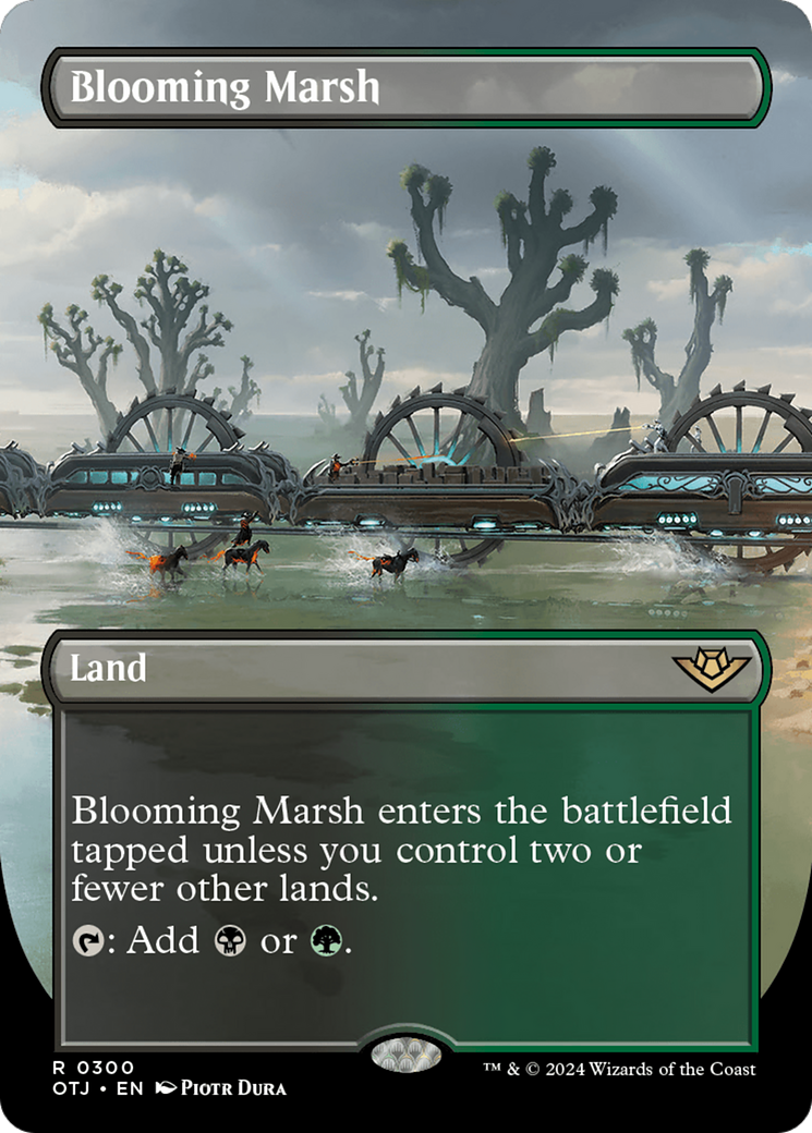 Blooming Marsh (Borderless) [Outlaws of Thunder Junction] | Pegasus Games WI