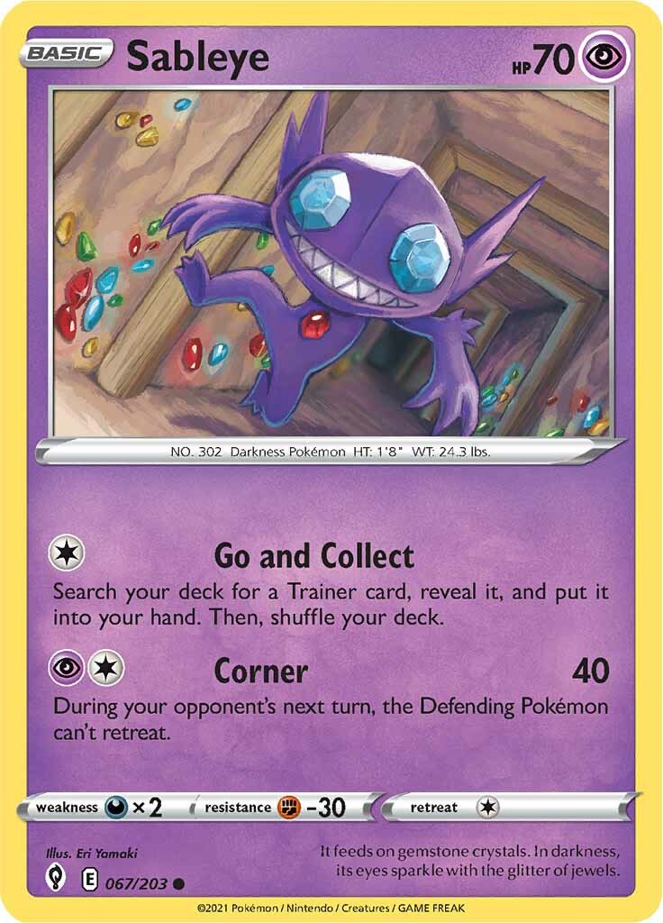 Sableye (067/203) [Sword & Shield: Evolving Skies] | Pegasus Games WI