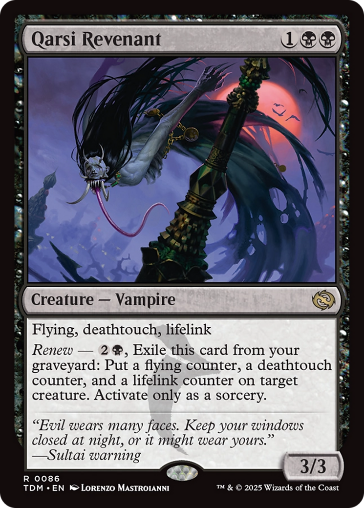 Qarsi Revenant [Tarkir: Dragonstorm] | Pegasus Games WI