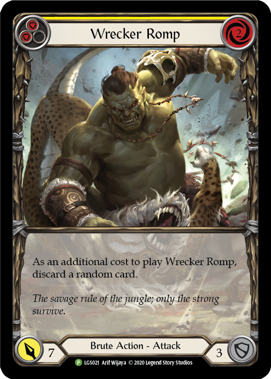 Wrecker Romp (Yellow) [LGS021] (Promo)  Rainbow Foil | Pegasus Games WI