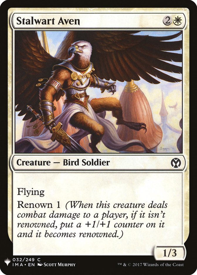 Stalwart Aven [Mystery Booster] | Pegasus Games WI