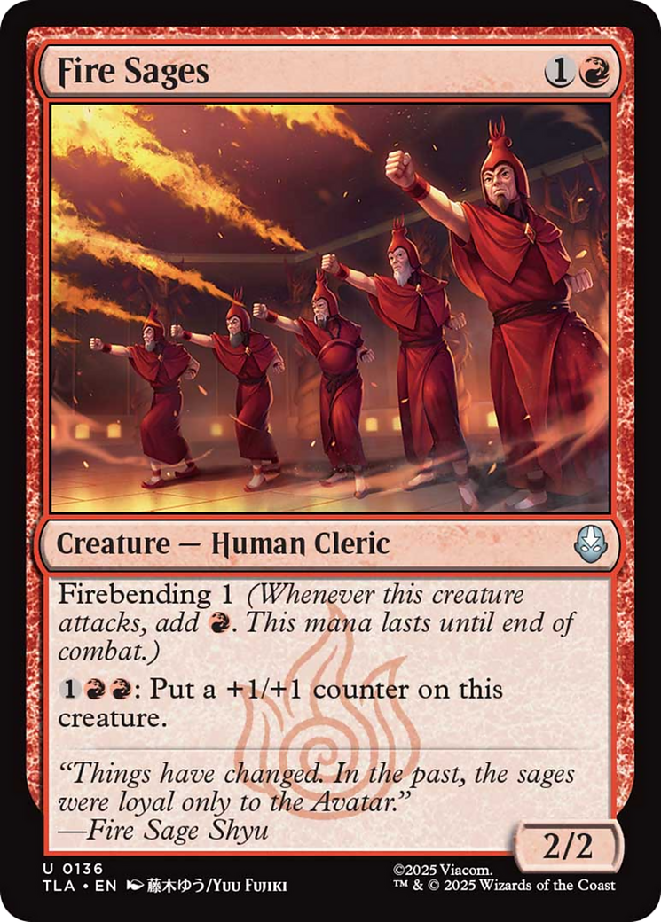Fire Sages [Avatar: The Last Airbender] | Pegasus Games WI
