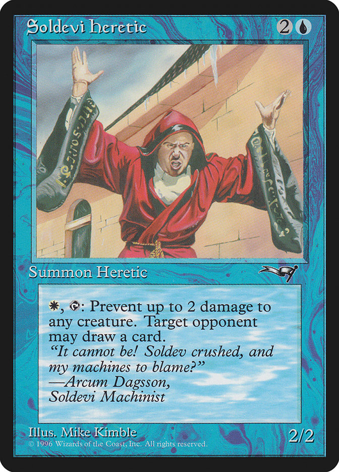Soldevi Heretic (Hands Raised) [Alliances] | Pegasus Games WI