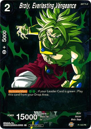 Broly, Everlasting Vengeance (P-140) [Promotion Cards] | Pegasus Games WI