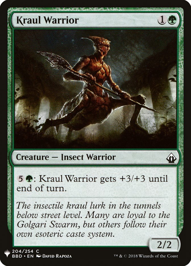 Kraul Warrior [Mystery Booster] | Pegasus Games WI