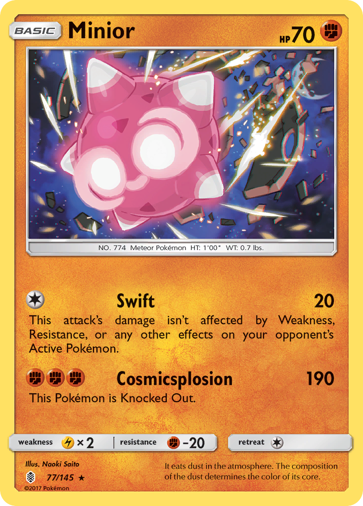 Minior (77/145) [Sun & Moon: Guardians Rising] | Pegasus Games WI