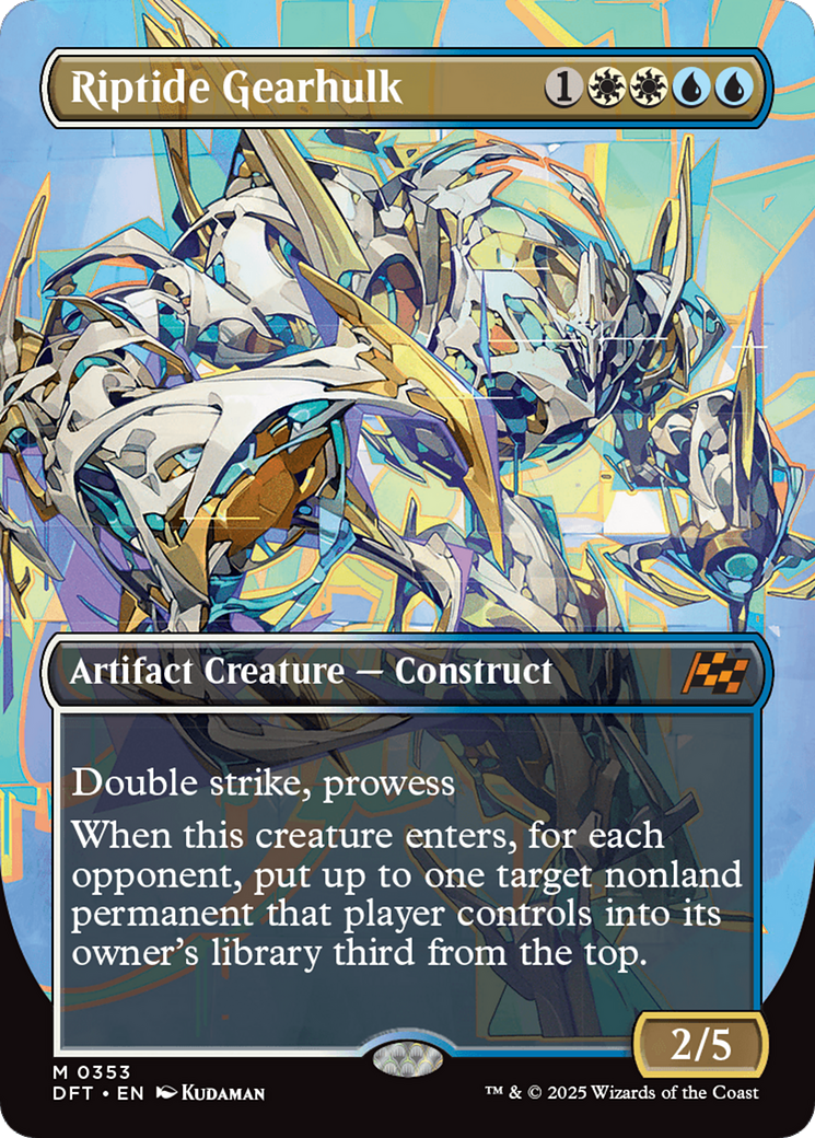 Riptide Gearhulk (Borderless) [Aetherdrift] | Pegasus Games WI