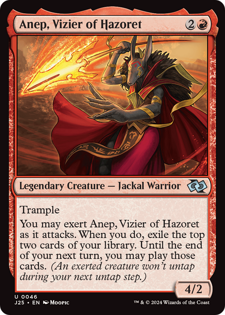 Anep, Vizier of Hazoret (Anime) [Foundations Jumpstart] | Pegasus Games WI