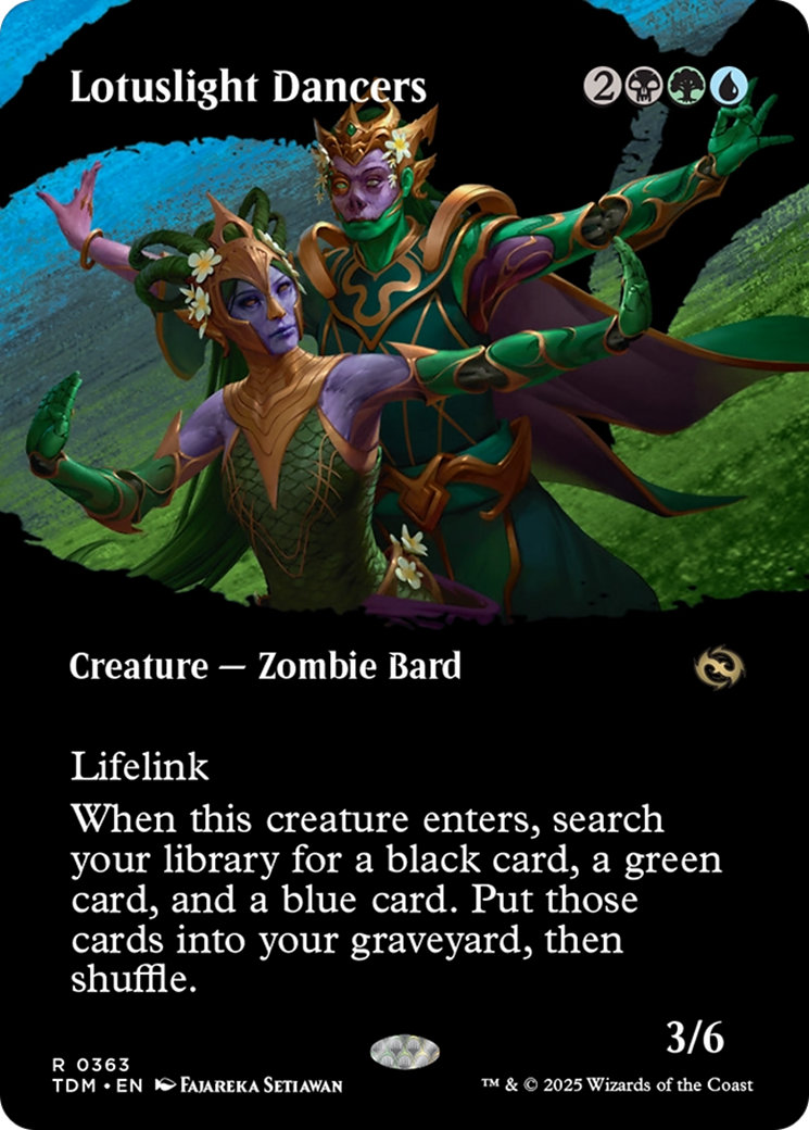Lotuslight Dancers (Borderless) [Tarkir: Dragonstorm] | Pegasus Games WI