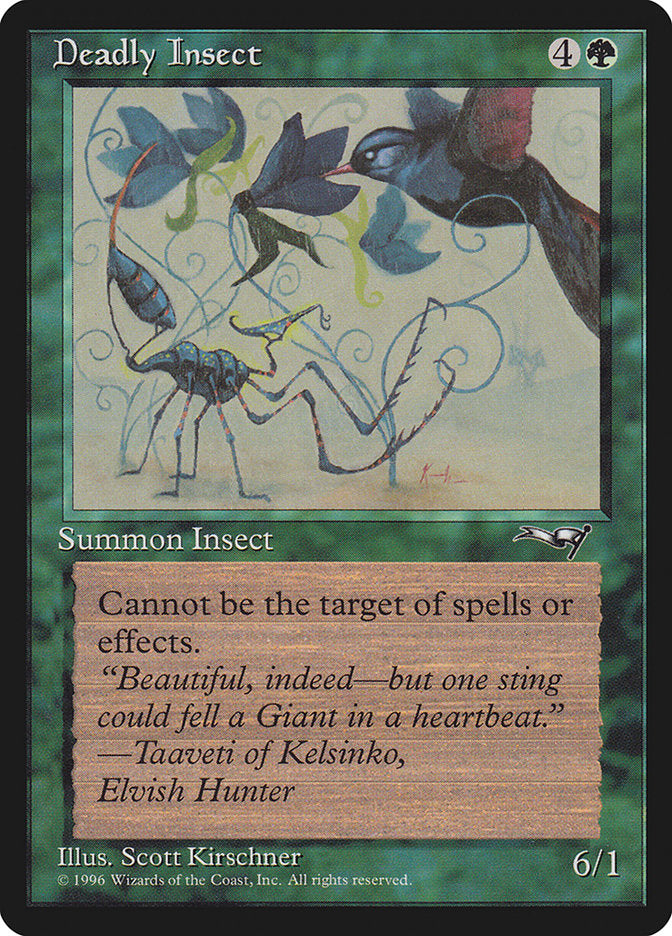 Deadly Insect (Bird Art) [Alliances] | Pegasus Games WI