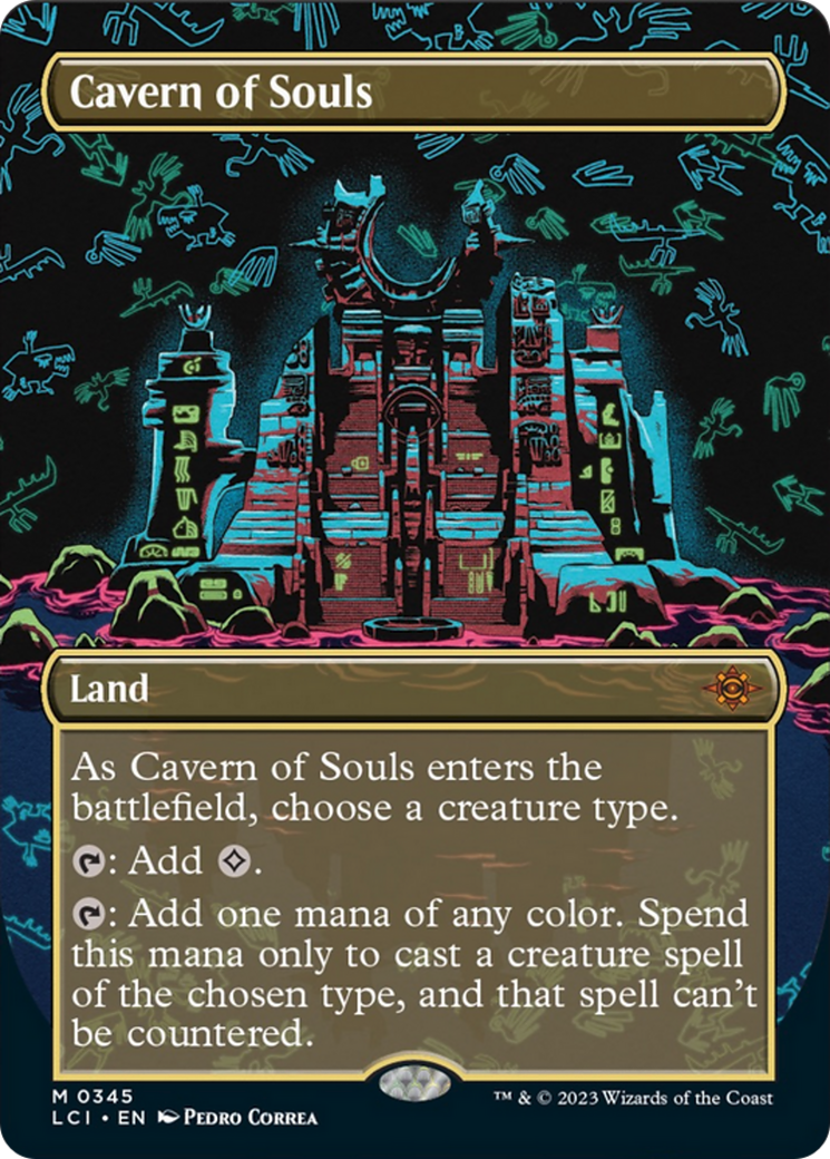 Cavern of Souls (0345) (Borderless) [The Lost Caverns of Ixalan] | Pegasus Games WI