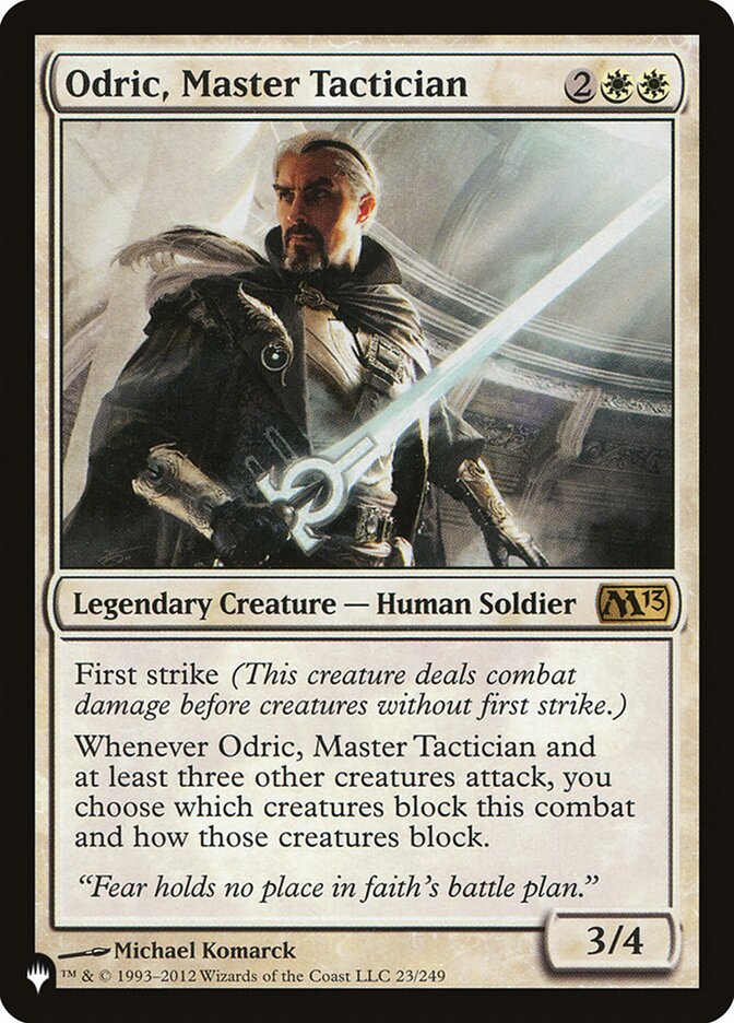 Odric, Master Tactician [The List] | Pegasus Games WI