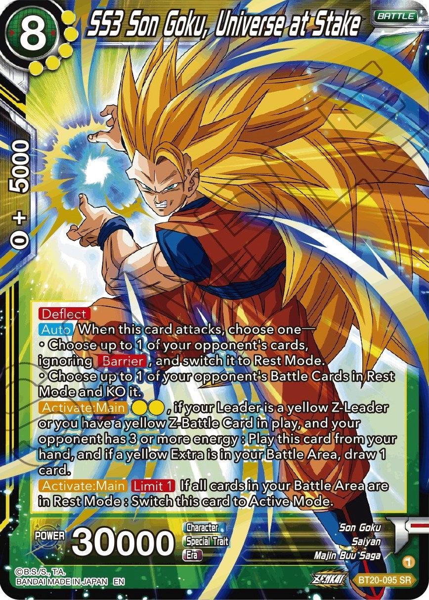 SS3 Son Goku, Universe at Stake (BT20-095) [Power Absorbed] | Pegasus Games WI