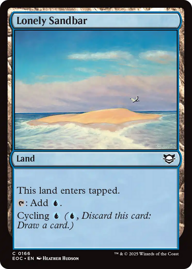 Lonely Sandbar [Edge of Eternities Commander] | Pegasus Games WI