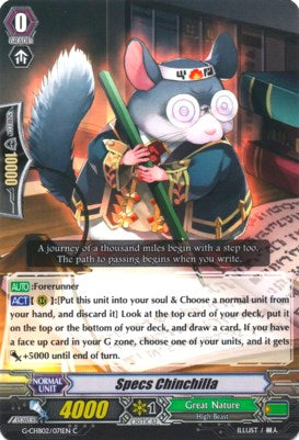 Specs Chinchilla (G-CHB02/071EN) [We ARE!!! Trinity Dragon] | Pegasus Games WI