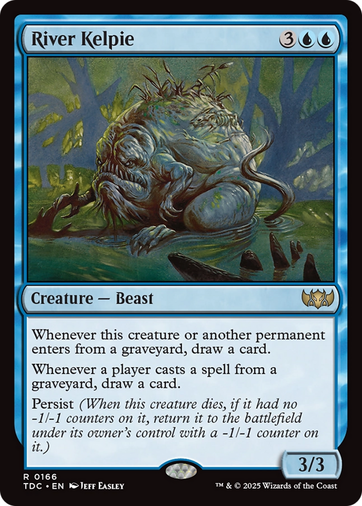 River Kelpie [Tarkir: Dragonstorm Commander] | Pegasus Games WI