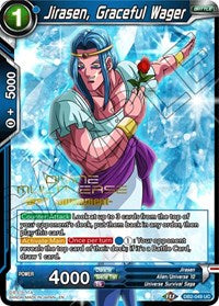 Jirasen, Graceful Wager (Divine Multiverse Draft Tournament) (DB2-049) [Tournament Promotion Cards] | Pegasus Games WI