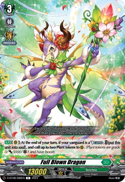 Full Blown Dragon (D-BT08/086EN) [Minerva Rising] | Pegasus Games WI