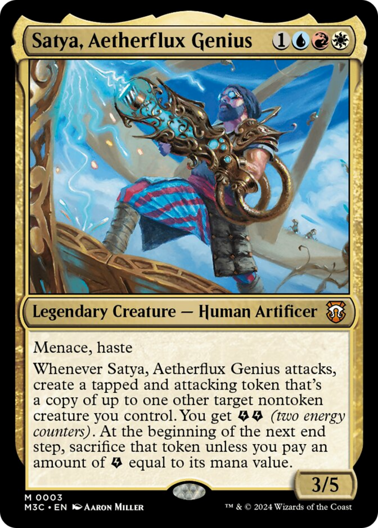 Satya, Aetherflux Genius [Modern Horizons 3 Commander] | Pegasus Games WI