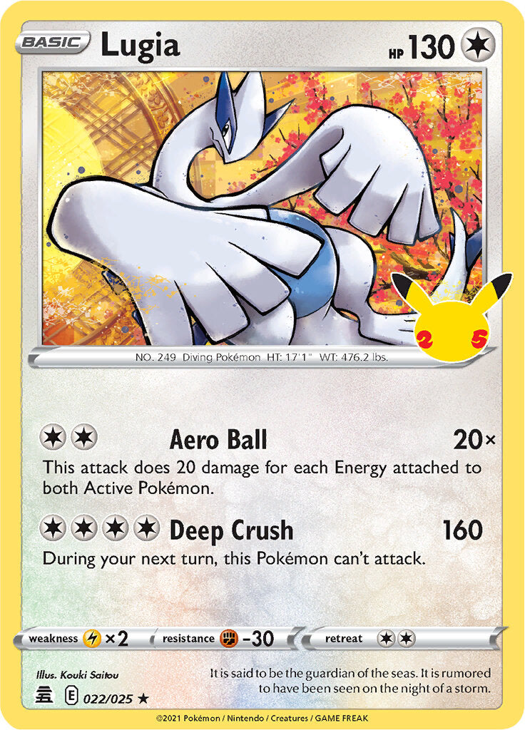 Lugia (022/025) [Celebrations: 25th Anniversary] | Pegasus Games WI