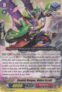Stealth Dragon, Hiden Scroll (G-BT03/081EN) [Sovereign Star Dragon] | Pegasus Games WI