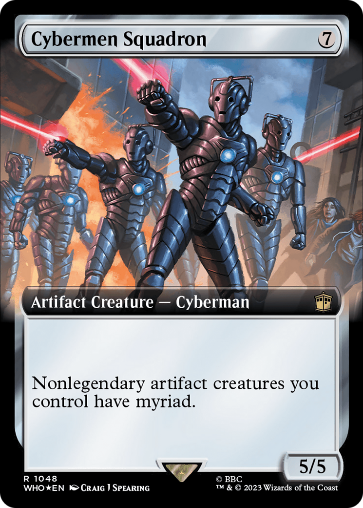 Cybermen Squadron (Extended Art) (Surge Foil) [Doctor Who] | Pegasus Games WI
