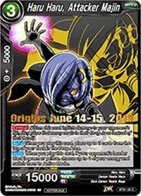 Haru Haru, Attacker Majin (Origins 2019) (BT3-120_PR) [Tournament Promotion Cards] | Pegasus Games WI