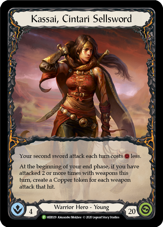 Kassai, Cintari Sellsword [HER029] (Promo)  Cold Foil | Pegasus Games WI