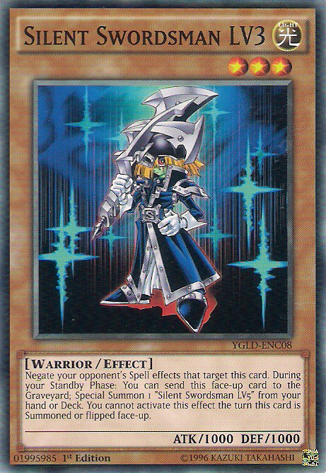 Silent Swordsman LV3 [YGLD-ENC08] Common | Pegasus Games WI
