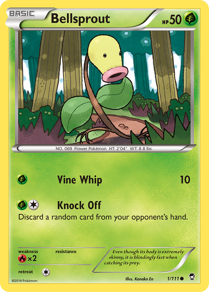 Bellsprout (1/111) [XY: Furious Fists] | Pegasus Games WI