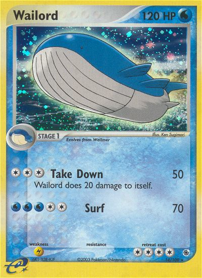 Wailord (14/109) [EX: Ruby & Sapphire] | Pegasus Games WI