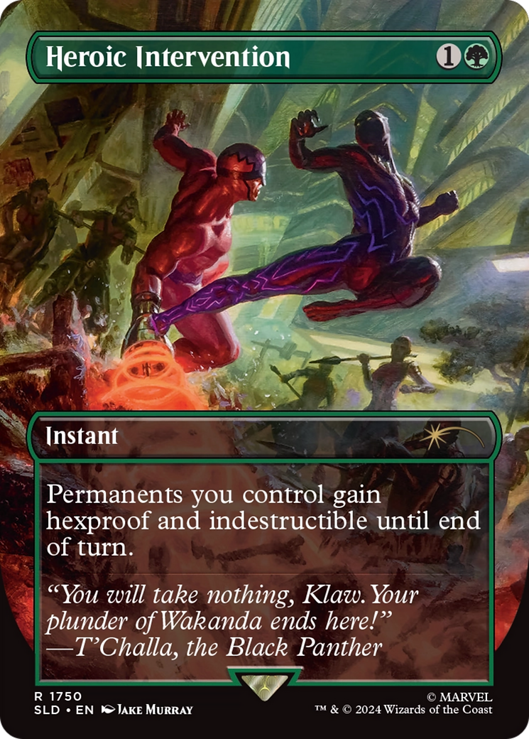 Heroic Intervention (Rainbow Foil) [Secret Lair Drop Series] | Pegasus Games WI