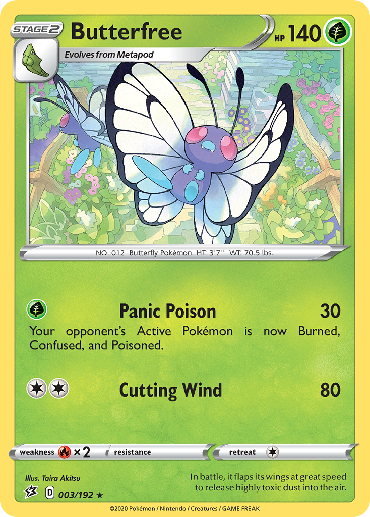 Butterfree (003/192) [Sword & Shield: Rebel Clash] | Pegasus Games WI