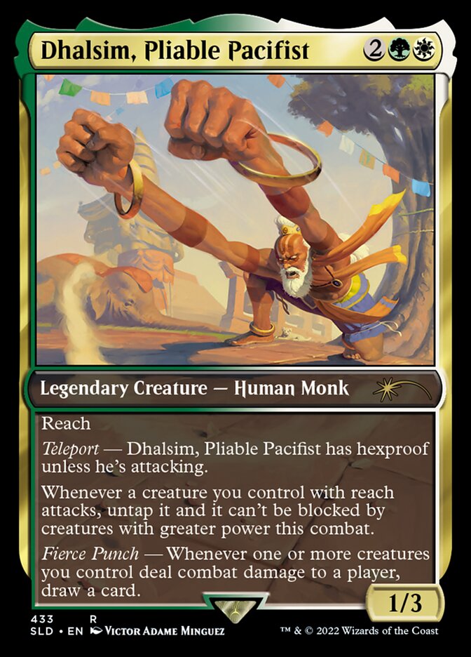 Dhalsim, Pliable Pacifist [Secret Lair Drop Series] | Pegasus Games WI