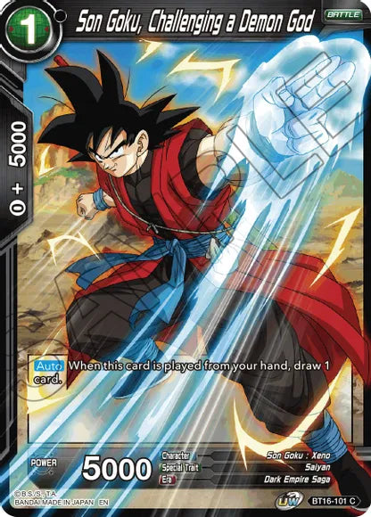 Son Goku, Challenging a Demon God (BT16-101) [Realm of the Gods] | Pegasus Games WI