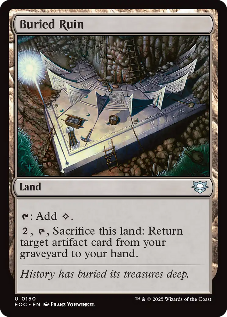 Buried Ruin [Edge of Eternities Commander] | Pegasus Games WI