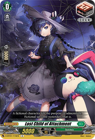 Lost Child of Attachment (D-BT01/115EN) [Genesis of the Five Greats] | Pegasus Games WI